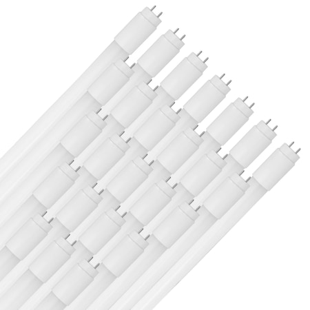 Sunlite 4FT LED Type A+B 18W G13 Base Single or Double-Ended Ballast 6500K T8 Glass Tube Light Bulb, 25PK 88040-SU